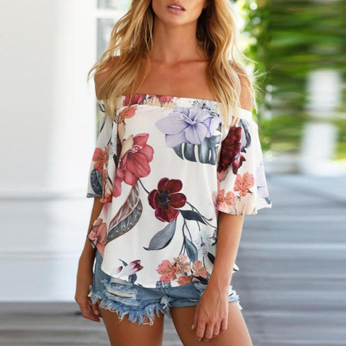 Boho Floral Blouse