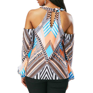 Boho Cold Shoulder Top