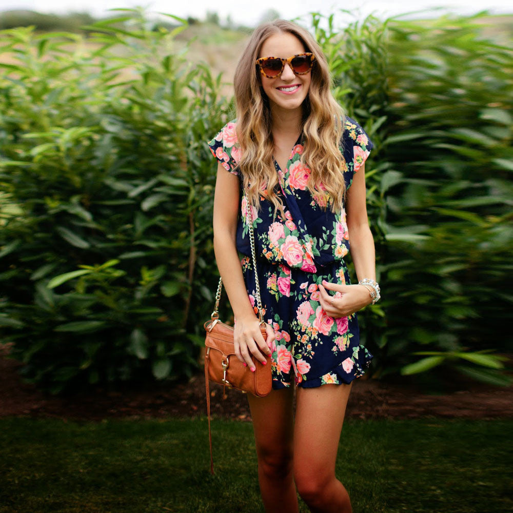 Boho Floral Romper