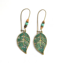 Load image into Gallery viewer, Boho Leaf Earrings