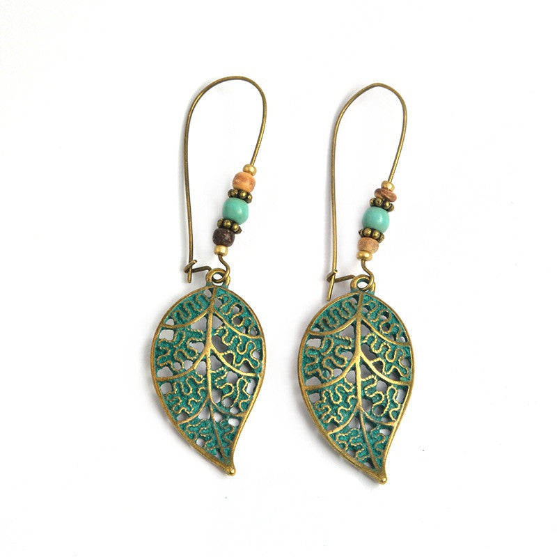 Boho Leaf Earrings