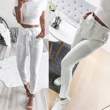 Load image into Gallery viewer, High Waisted Striped Pants