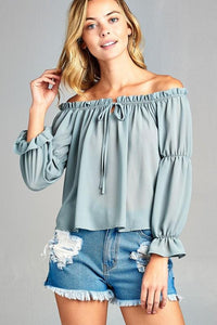 Boho Ruffle Top