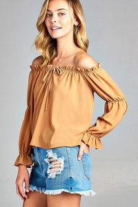 Boho Ruffle Top