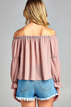 Load image into Gallery viewer, Boho Ruffle Top