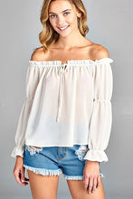 Load image into Gallery viewer, Boho Ruffle Top