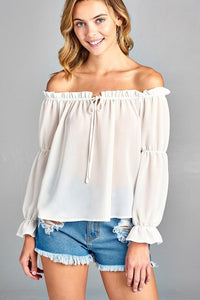 Boho Ruffle Top