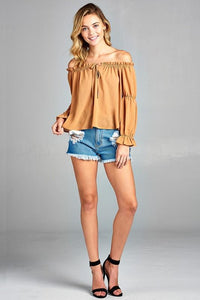 Boho Ruffle Top