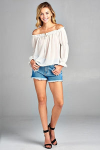 Boho Ruffle Top