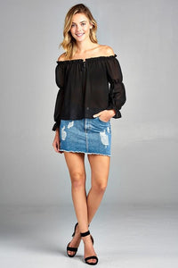 Boho Ruffle Top