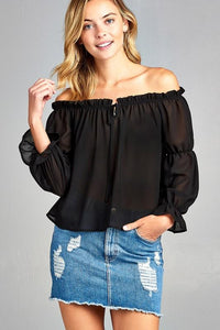 Boho Ruffle Top