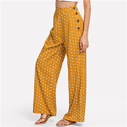 Ginger Polka Dot Pants