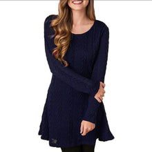 Load image into Gallery viewer, Autumn Boho Sweater Dress