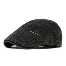 Load image into Gallery viewer, Men&#39;s Vintage Wash Flat Cap