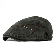 Load image into Gallery viewer, Men&#39;s Vintage Wash Flat Cap